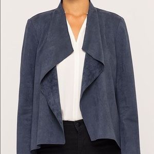 Ellie Kai navy “soft suede” jacket - gorgeous
